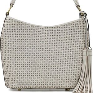 Patricia Nash Cream Woven Crossbody Bag